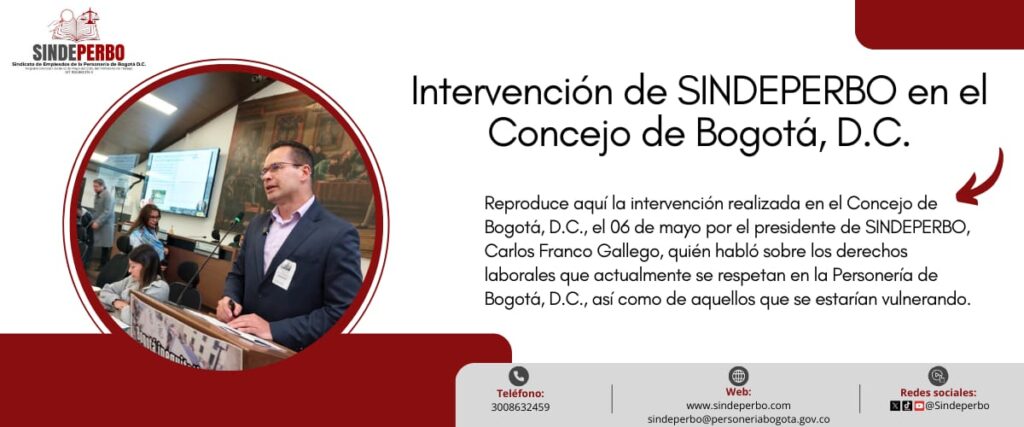 2025 mayo 6. Banner intranet intervención en el Concejo